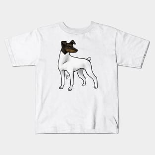 Dog - Japanese Terrier - Black and Tan Kids T-Shirt